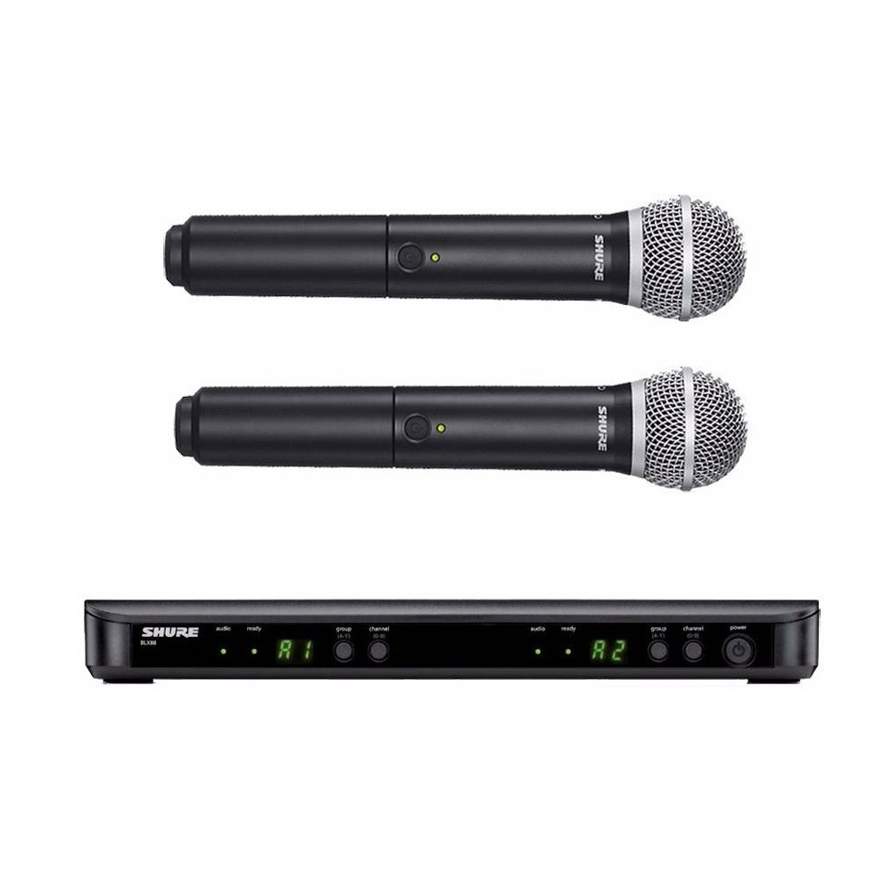 Sistema de Microfone sem Fio Duplo BLX288BR/PG58-M15 - SHURE